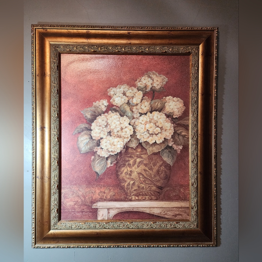 Art FRAMED FLOWER PRINT BY PAMELA GLADDING